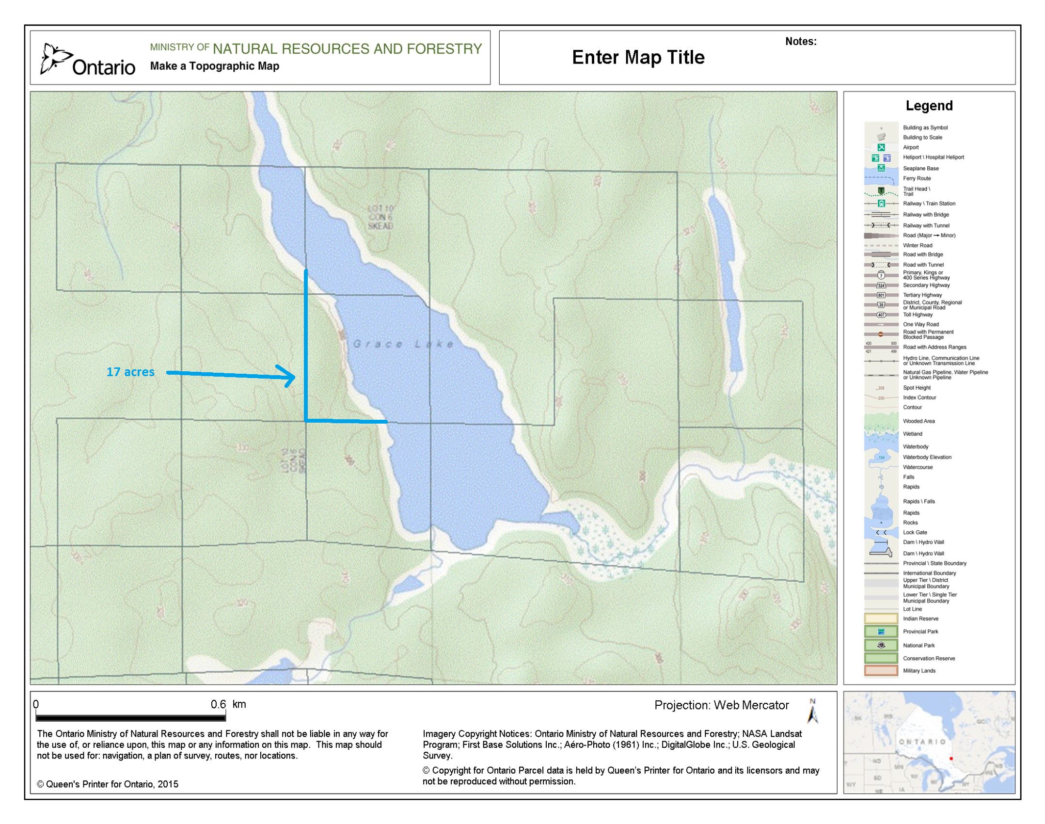 The Land Store, properties / land for sale in north eastern Ontario, Canada Lakefront Property